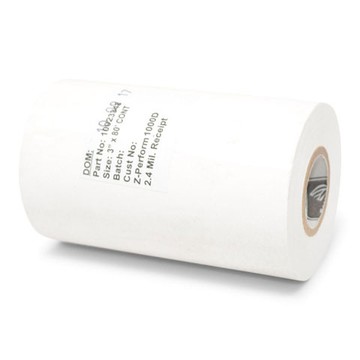 Receipt, Paper, 3inx80ft, Direct Thermal, Z-Perform 1000D 2.4 mil, 0.75in core, 36 Rolls/Carton