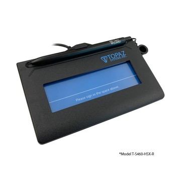 Topaz SigLite LCD, Virtual Serial USB, coiled