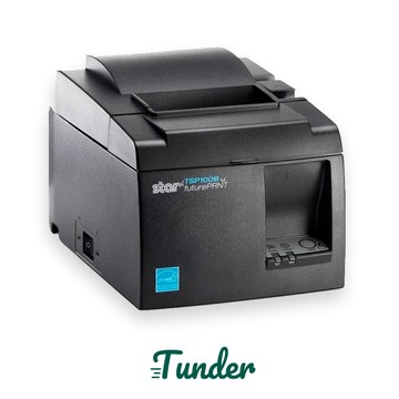 Star Micronics TSP143IIIBI2, cutter, Bluetooth, grey