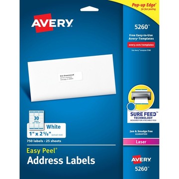 Étiquettes Avery-Dennison 5260
