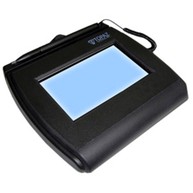 TOPAZ, NC/NR, SIGNATUREGEM BACKLIT LCD, 4X3 ELECTRONIC SIGNATURE PAD, SERIEL INTERFACE, MAGNETIC STRIPE READER, E-TETHER PEN, ROHS COMPLIANT, WITH SOFTWARE, NON-CANCELABLE, NON-RETURNABLE image
