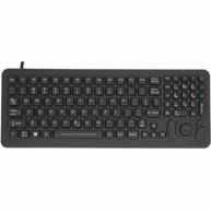 Honeywell Rugged Keyboard, 101 Keys, Backlit, cursor control, desktop or vehicle-mount, DB9 connector image