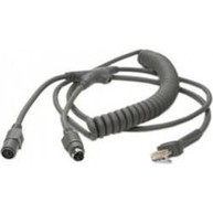 Cable: KBW, gray, 4.4m (14.4'), coiled, 5V external power image