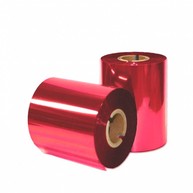 Armor AWR 458, Thermal Ribbon, Red, Wax, 80mm x 300m, Coated Side Out (CSO), (10 per box) image