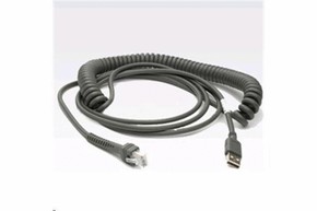 Connection cable, USB, shielded, lenght: 4.6 m, straight image