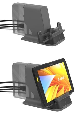 ET4X Connect Cradle, allows to connect a tablet to
