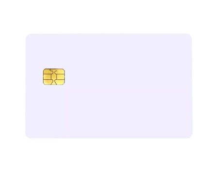Blank White FM 5542 Contact Chip Cards (Pack of 100)