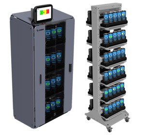 Compact 1 Shelf Intelligent Cabinet North America, assembled with Power Distribution Unit (PDU) key barrel lock and 2x keys + CC6000, PSU, IEC & DC Cable. See accessories for additional items required, such as main leads etc.