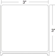 EPSON, AT1L-30030, CONSUMABLES, TM-L90 LABELS, 3.00'' X 3.00'' (76MM X 76MM), ROLL WIDTH 3.15'' / 80MM, 425 LABELS PER ROLL, 50 ROLLS PER BOX, PRICED PER ROLL