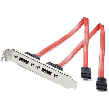 StarTech ESATAPLATE2 Cables