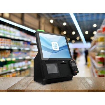 TOUCH DYNAMIC, PAGODA 19" KIOSK PCAP TOUCH, INTEL I3, 8GB LV RAM, 256GB NVME SSD, WINDOWS 11 IOT, 2D SCANNER, M30II PRINTER