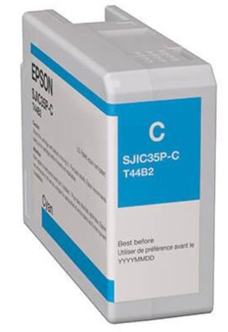 Ink Cartridge Cyan SJIC35P (C) for Epson ColorWorks C6500/C6000