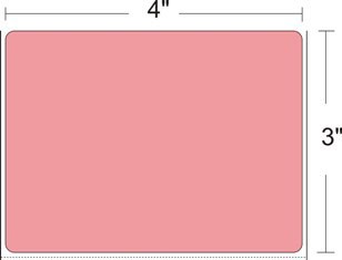 Z-Perform 2000T Labels (4.00 Inch x 3.00 Inch, Paper, TT)