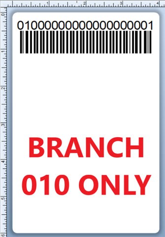 BCI DEXTER-4X6-LPN-010 Barcode Label
