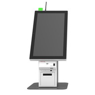 POSIFLEX, 23.8" KIOSK, CORE I3-1115G4, 8GB DDR4 MEMORY, 128GB M.2 SSD, WIN 11 LTSC, CAMERA, PROXIMITY SENSOR, STATUS INDICATOR, 3" RECEIPT PRINTER, WALL-MOUNT, 2D SCANNER image