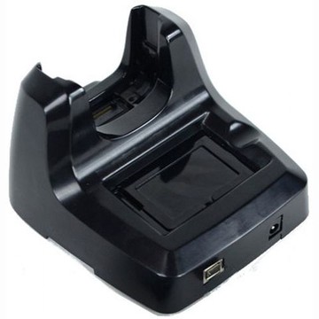 Charging and communication cradle, 1x Mini-USB, 1x RS232 (9 PIN male), with battery charging slot, fits for: 6500, 6510, incl.: USB cabel