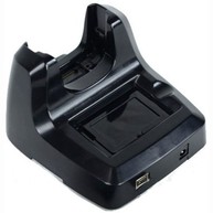 Charging and communication cradle, 1x Mini-USB, 1x RS232 (9 PIN male), with battery charging slot, fits for: 6500, 6510, incl.: USB cabel image