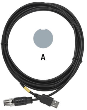 M12 a USB-A Cliente
