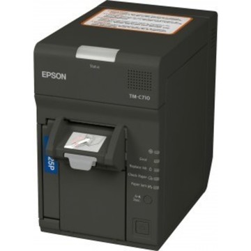 Epson TM-C710 Belegdrucker Tintenstrahl, 58mm, 130mm/sec, USB/Ethernet, Farbe, Grau