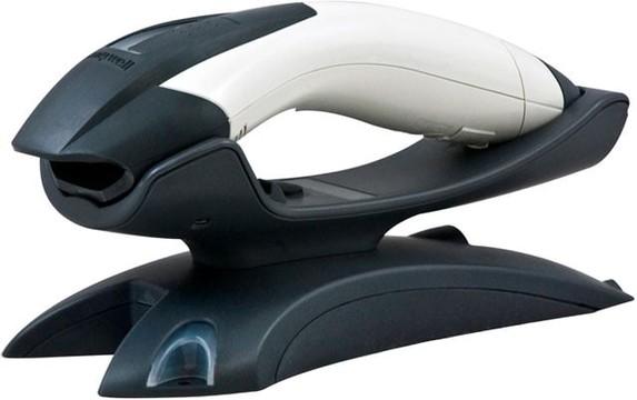 Honeywell Voyager 1202G Kit de Scanner de Code-barres Bluetooth, Laser 1D, Ligne Unique, 10m, Batterie 12h, Batterie Remplaçable sur le Terrain