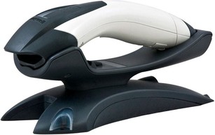 Honeywell Voyager 1202G Barcode Scanner Kit Bluetooth, 1D Laser, Single Line, 10m, 12h battery, Field-replaceable battery image