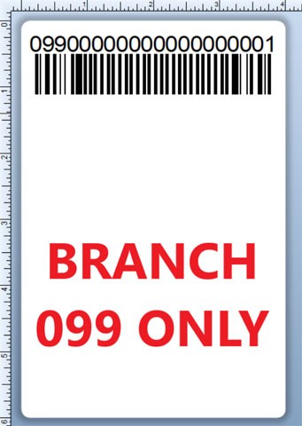 BCI DEXTER-4X6-LPN-099 Barcode Label