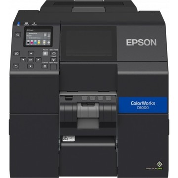 Epson ColorWorks CW-C6000Ae Industrieller Farbetikettendrucker, 4 Zoll, Schneidevorrichtung, USB, Ethernet, 112mm, 85mm/sec
