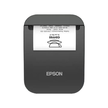 Epson TM-P20II (101) Impresora de Recibos Móvil Bluetooth, USB-C, Negra, 58mm, 100mm/sec, IP54