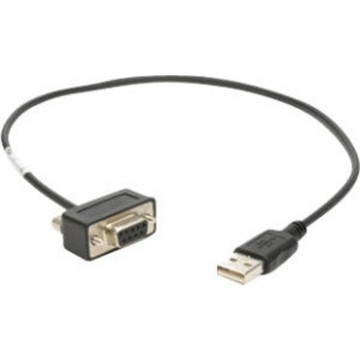 USB Cable Assembly: 9-Pin Female Straight Scanner Connector, 6ft. Straight Cable, to be used con General Purpose Fixed Mount Scanners