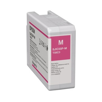 Ink Cartridge Magenta SJIC55(M) for Epson ColorWorks D6500/D6000