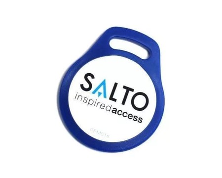Salto PFM01KB RFID Schlüsselanhänger MIFARE, 1KB, Blau, 10 Stück, 7 Bytes