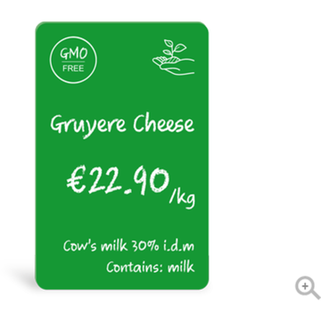Evolis C4401 Green PVC Cards (Pack of 100)
