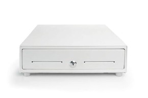 STAR MICRONICS, CASH DRAWER, CD3-1616WTC48-S2, VALUE CASH DRAWER, WHITE, 16WX16D, PRINTER DRIVEN, 4BILL-8COIN FOR CANADA, 2 MEDIA SLOTS, CABLE INCLUDED image