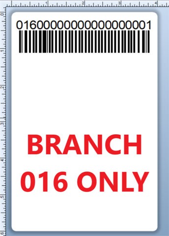 BCI DEXTER-4X6-LPN-016 Barcode Label