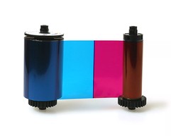 EasyBadge 659339 YMCFKO UV Colour Ribbon (200 prints) image