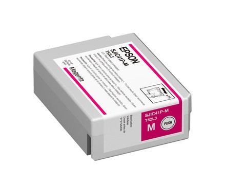 EPSON, CW-C4000, CONSUMABLES, SJIC41P(M), MAGENTA INK CARTRIDGE FOR COLORWORKS CW-C4000