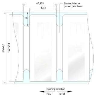 Zebra Silverline RFID Labels