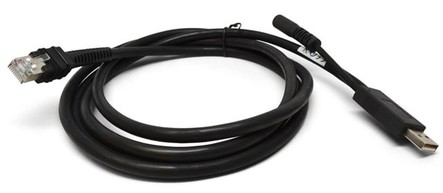 Connection cable, USB, shielded, 2 m, straight, power supply connector image