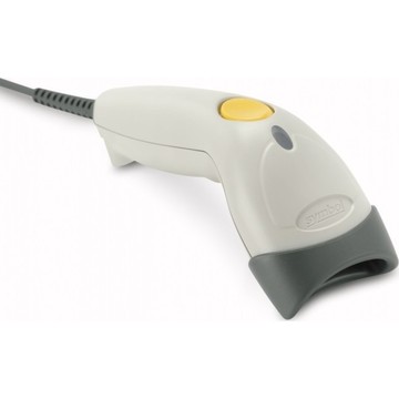 Zebra LS1203 Handheld barcode scanner 100 scan/s, 8" at 100% UPC/EAN, RS232/USB/Keyboard Wedge, Laser