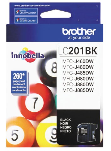 Brother LC201BK Inks