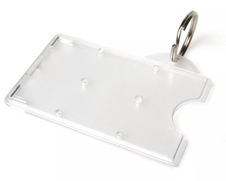 LC H-EN-CLLPROXKR ID Kartenhalter CR80, Packung mit 100, Schlüsselringbefestigung