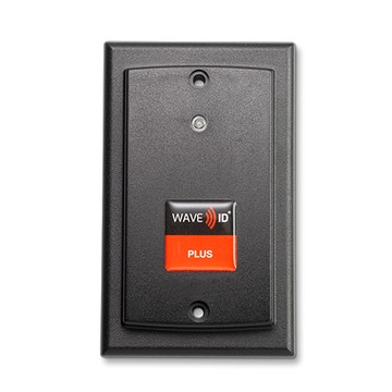 RFI - WAVE ID PLUS W/ICLASS & SEOS SURFACE MOUNT BLACK ETHERNET/IP POE READER