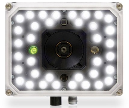 Escáner de Códigos de Barras Datalogic Matrix 320 2MP, Iluminación configurable inteligente, 3 colores, Conectores giratorios, Conectividad industrial, Blanco