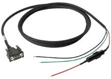 VC5090 DC Power Cable (without filter), 9' (SJTOW rated).