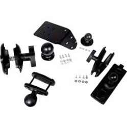 VM2 RAM mount kit for keyboard & computer, flat clamp base, short arm 5? (128 mm) ball for vehicle dock rear, keyboard mount