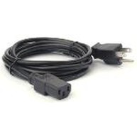AC line cord, 7.5 feet long, grounded, three wire for power supplies (US) image