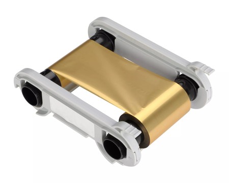 Evolis RCT216NAAA Metallic Gold Monochrome Ribbon (1000 Prints)
