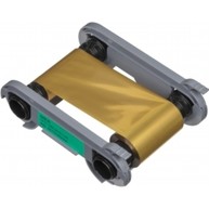Evolis RCT216NAAA Metallic Gold Monochrome Ribbon (1000 Prints) image