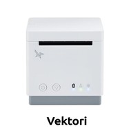 Vektori Receipt Printer, 58mm, USB-C, USB Host, Bluetooth, Ethernet, White image
