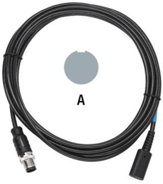 M12 a USB-C Host (receptáculo hembra)